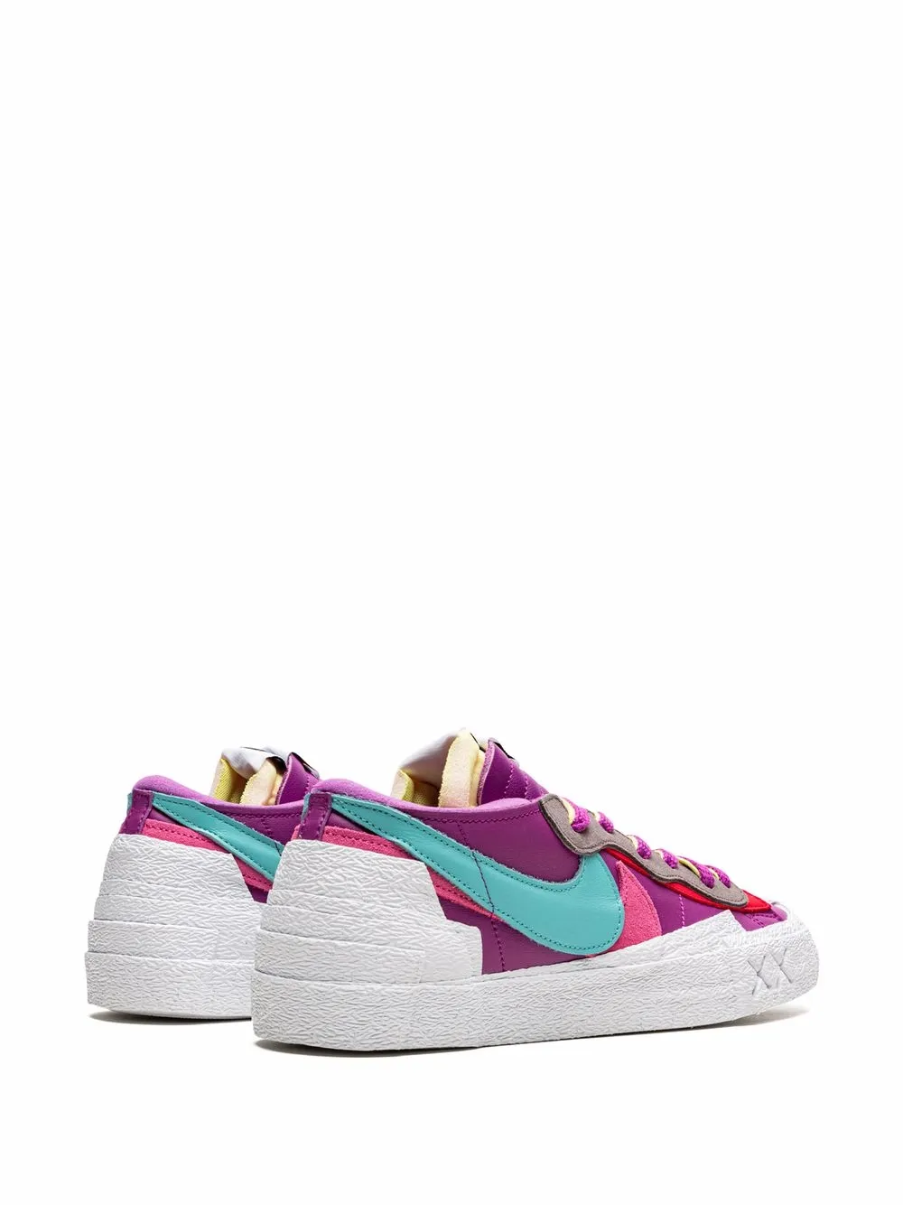 Кроссовки x sacai x KAWS x Blazer Low Purple Dusk Nike, фиолетовый — фото 3