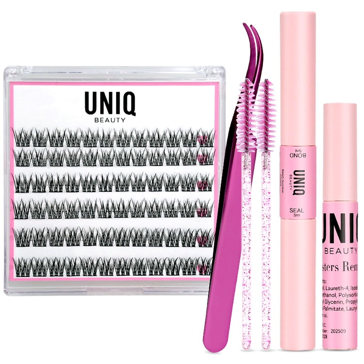 

Искусственные ресницы lash cluster extension starter kit Uniq, количество 1 шт.