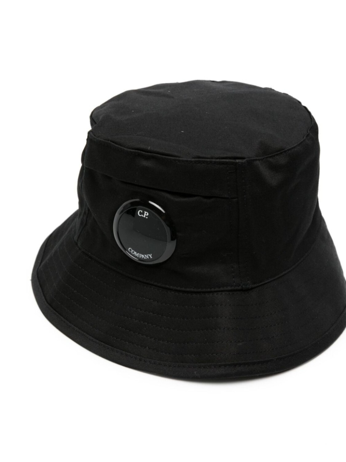 

C.P. Company Kids панама с декором Lens, черный