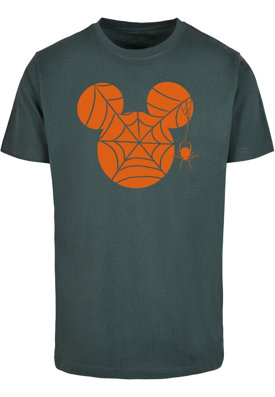 

Классическая футболка ABSOLUTE CULT Shirt Mickey Mouse - Halloween Cobweb, темно-зеленый