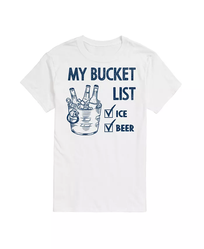 

Мужская футболка с коротким рукавом Bucket List Ice Beer Summer AIRWAVES, белый
