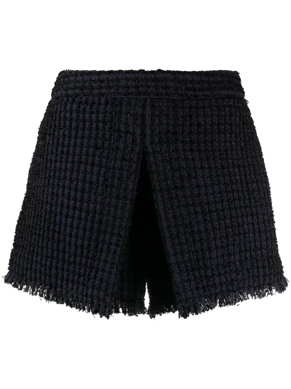 Твидовые шорты с бахромой Dsquared2, синий