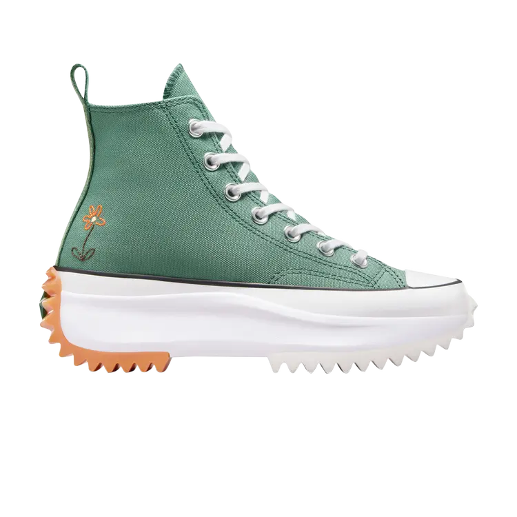 

Кроссовки Converse Run Star Hike Platform High, зеленый