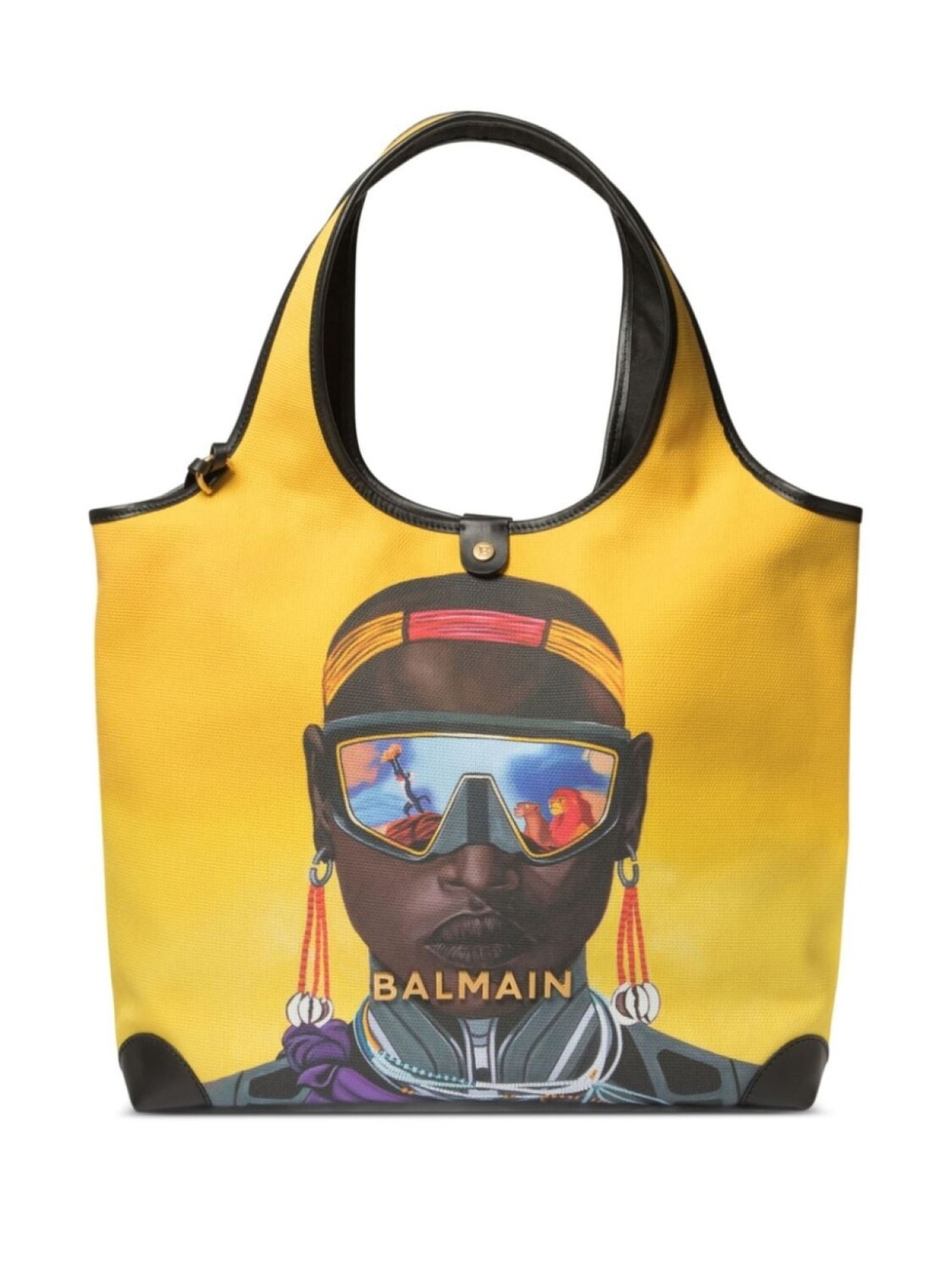 

Balmain x Disney The Lion King сумка через плечо, желтый