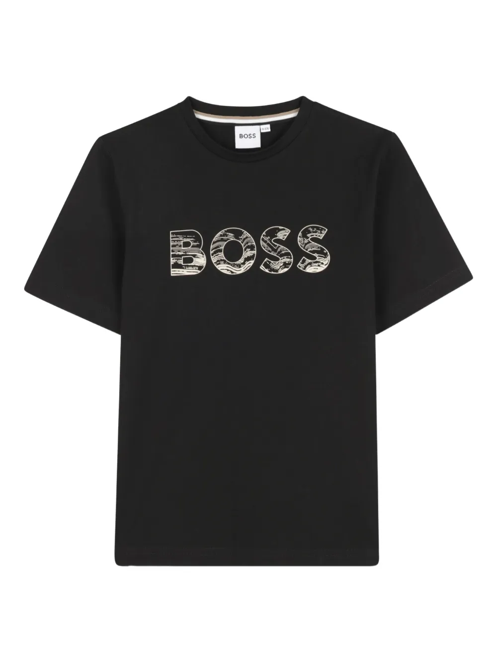 

Футболка с логотипом BOSS Kidswear, черный
