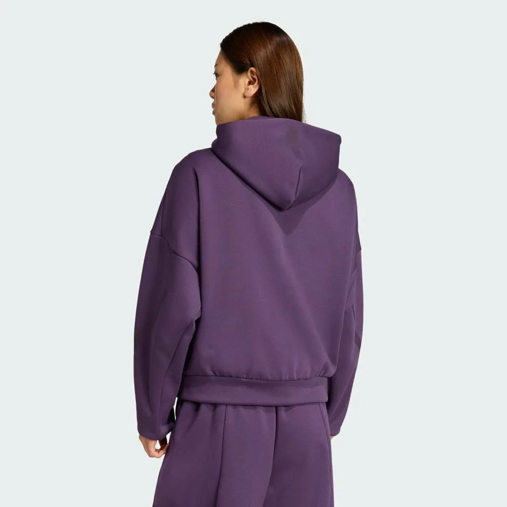 Толстовка ZNE на молнии Adidas, purple — фото 2