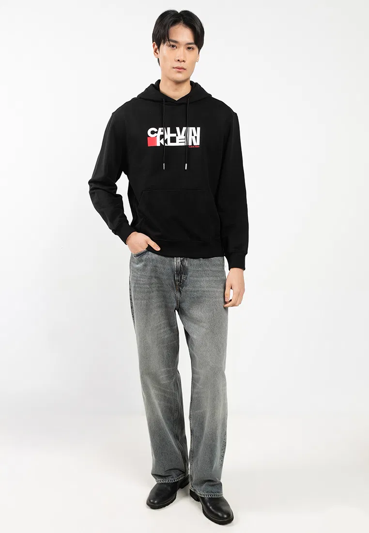 Худи, графический принт, Redbox Calvin Klein, черный — фото 4