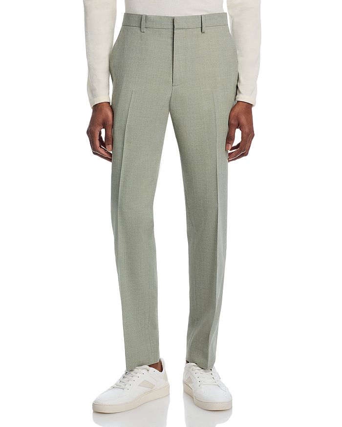 

Брюки костюмные Mayer Mélange Slim Fit с мягким кроем Theory, зеленый