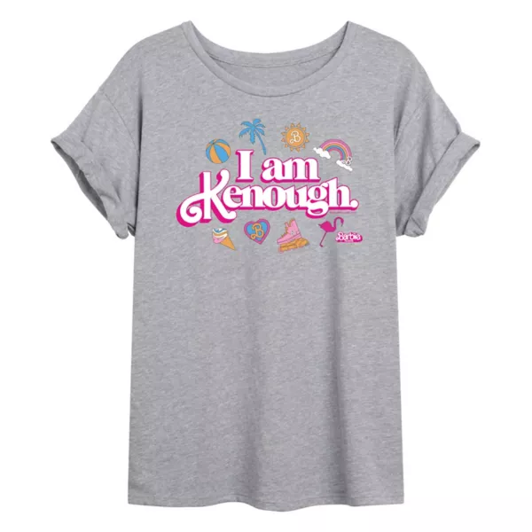 

Футболка с принтом "Я и так хорош" из фильма "Барби" для подростков Barbie, серый