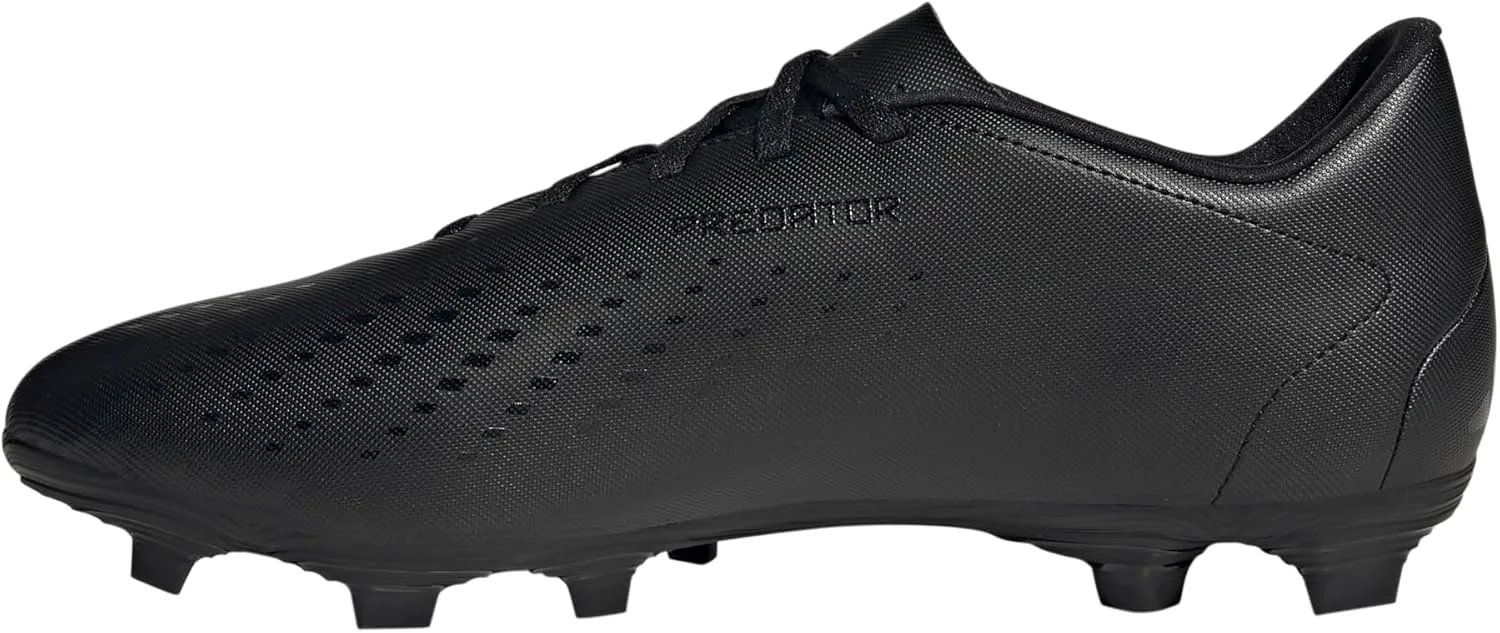 

Adidas Унисекс Predator Accuracy 4 Футбольные Бутсы для Детей с Гибкой Подошвой, Черный/Черный/Белый, размер 7 US (муж.), черно-белый
