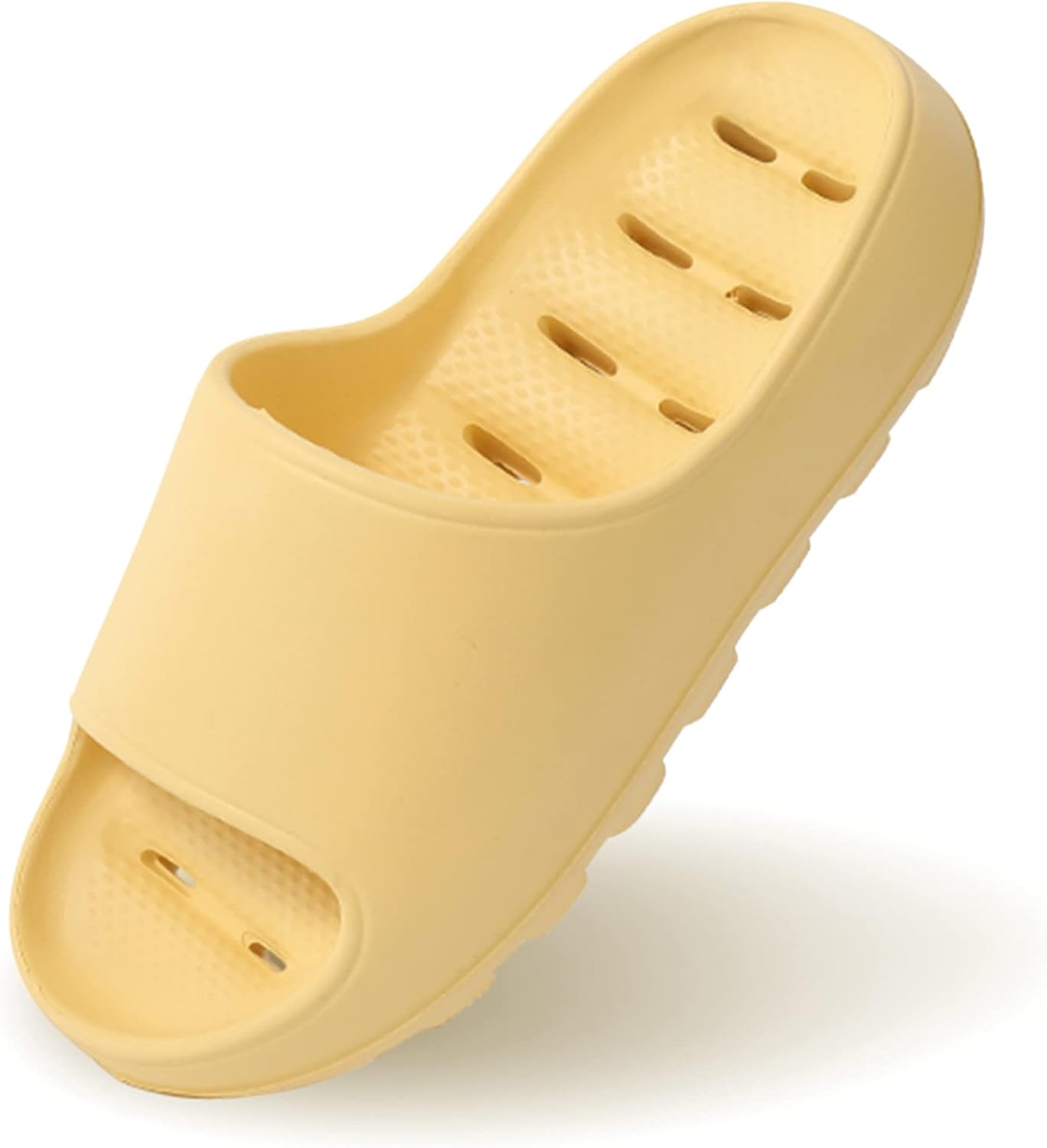 

Элегантные домашние тапочки для женщин и мужчин, быстросохнущие, нескользящие, с открытым носком, на толстой подошве, серые Stunner