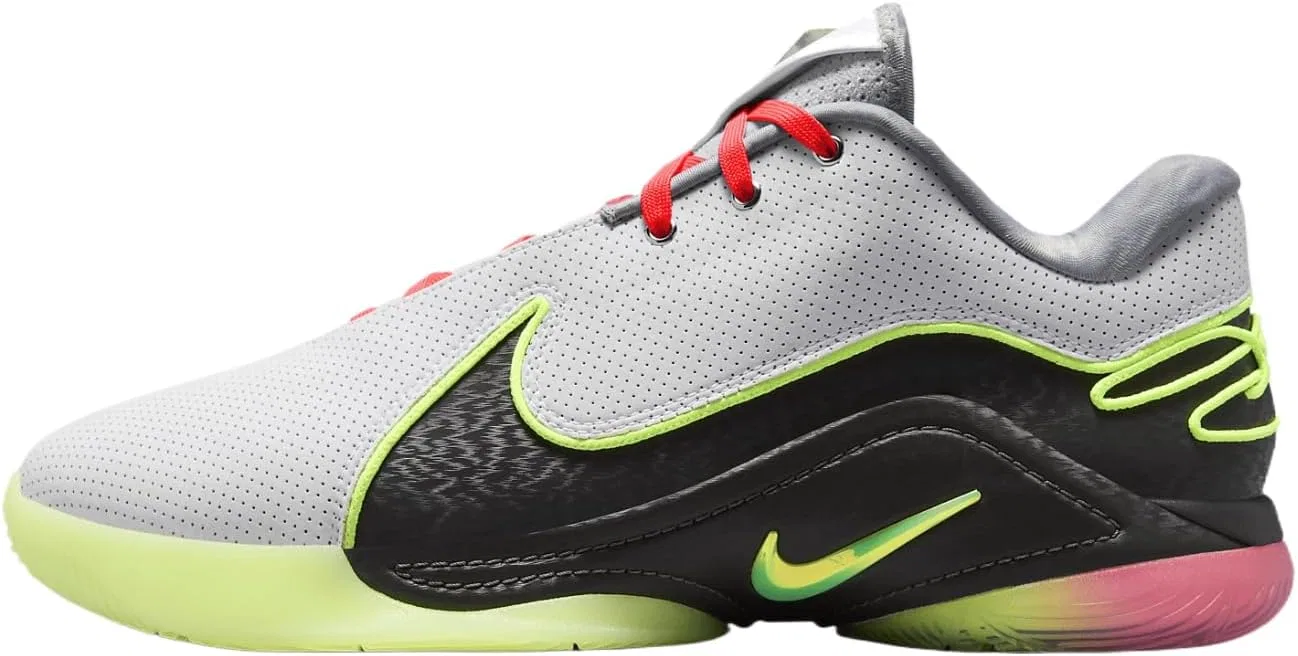 Мужские кроссовки Nike Lebron XXII, White Medium Ash Hot Lava Volt Glow
