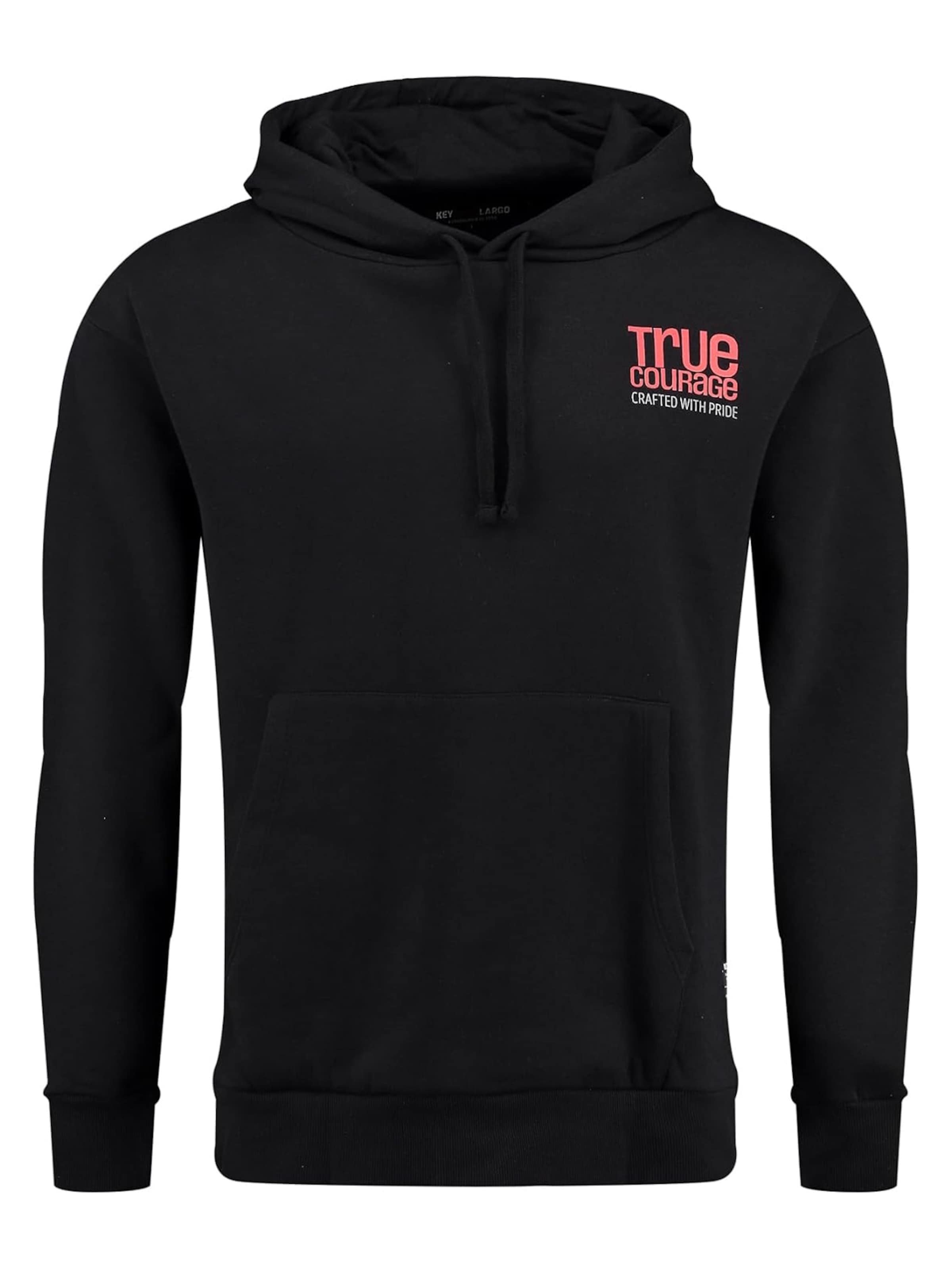 

Key Largo Толстовка 'True Courage' в черном цвете