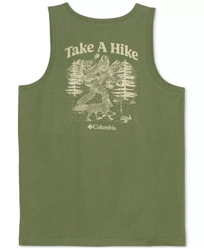 

Мужская майка с рисунком Take A Hike Columbia, зеленый