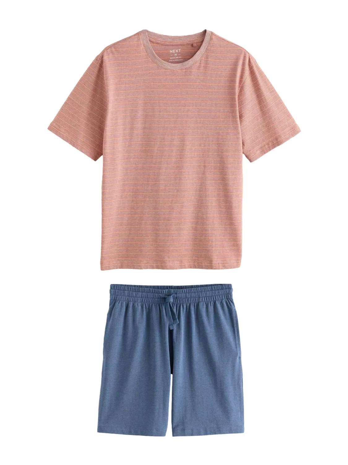 Короткая пижама Next, Navy/Lobster/Light Orange