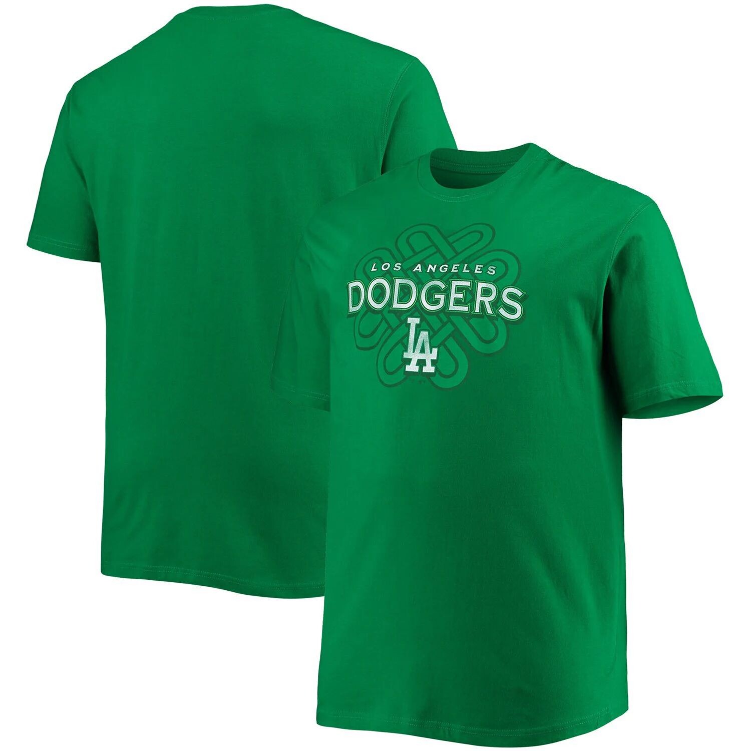 

Мужская футболка Kelly Green Los Angeles Dodgers Celtic