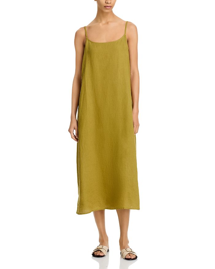 

Льняное платье-ками Eileen Fisher, коричневый