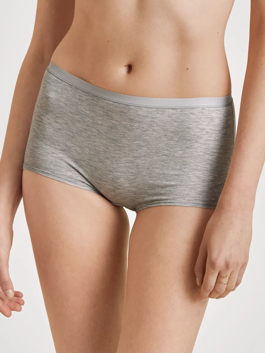 

Трусики CALIDA "Natural Comfort", естественный блеск и гладкость, серый