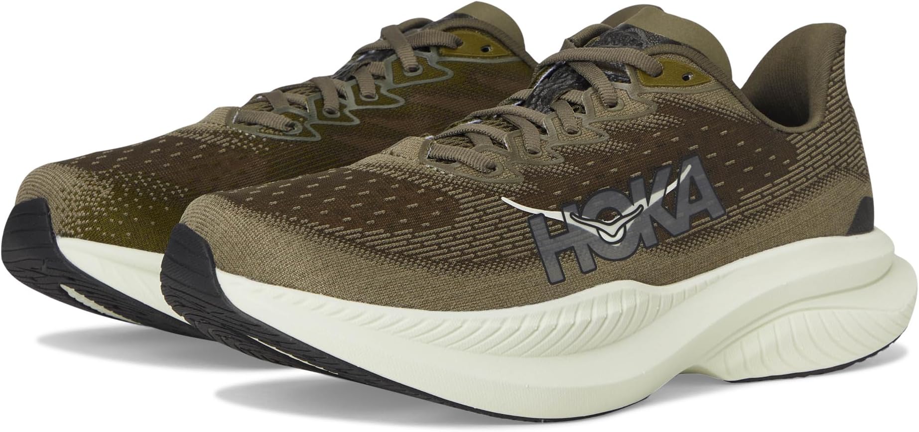

Кроссовки Hoka Mach 6, цвет Antique Olive/Truffle Salt