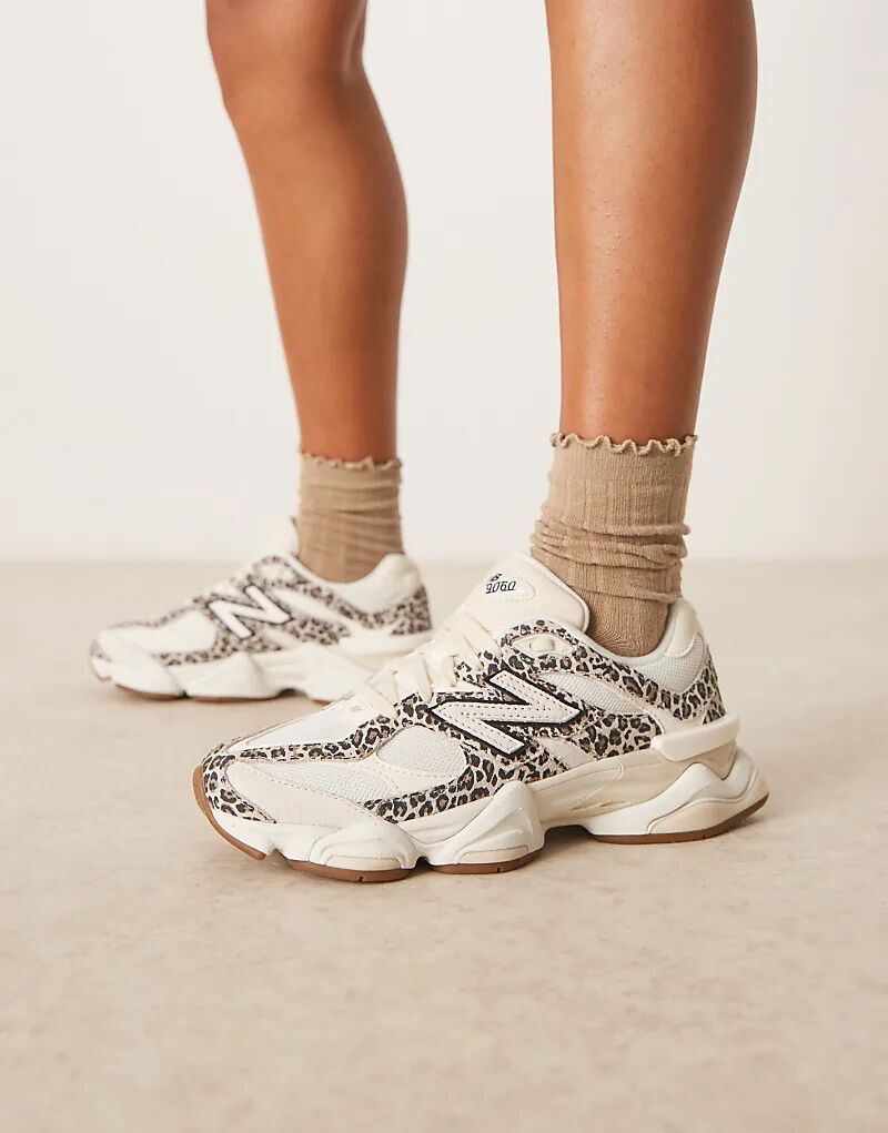 Кроссовки New Balance 9060 с леопардовым принтом — эксклюзивно на ASOS