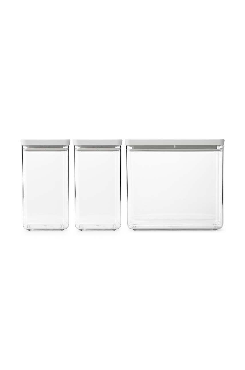 

Контейнер Brabantia, 3 шт, серый