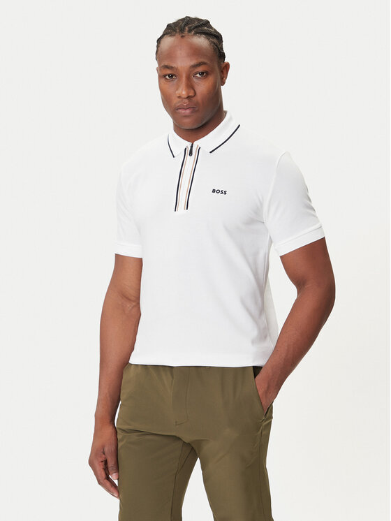 

Поло slim fit Philix 50544450 Boss, белый