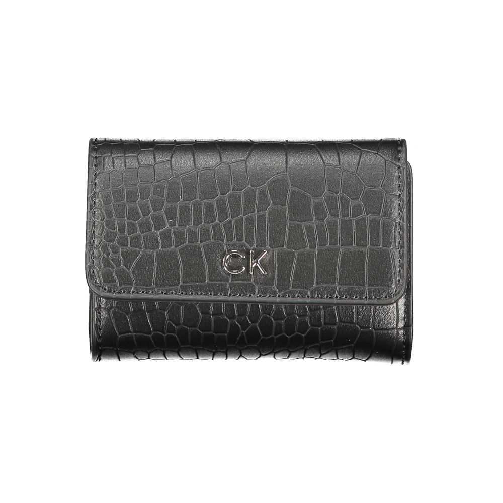 

Черный полиэстеровый кошелек Calvin Klein