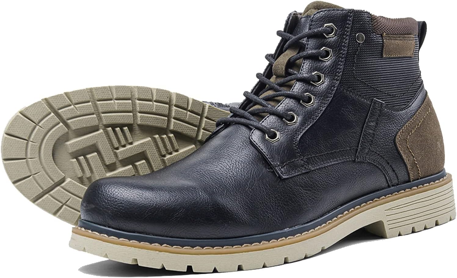 

Высокие походные ботинки на зиму винтажные классические Rishengchang, черный