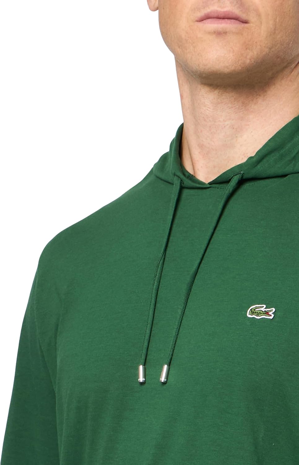 Мужская футболка с капюшоном Lacoste для высоких мужчин, Green — фото 3