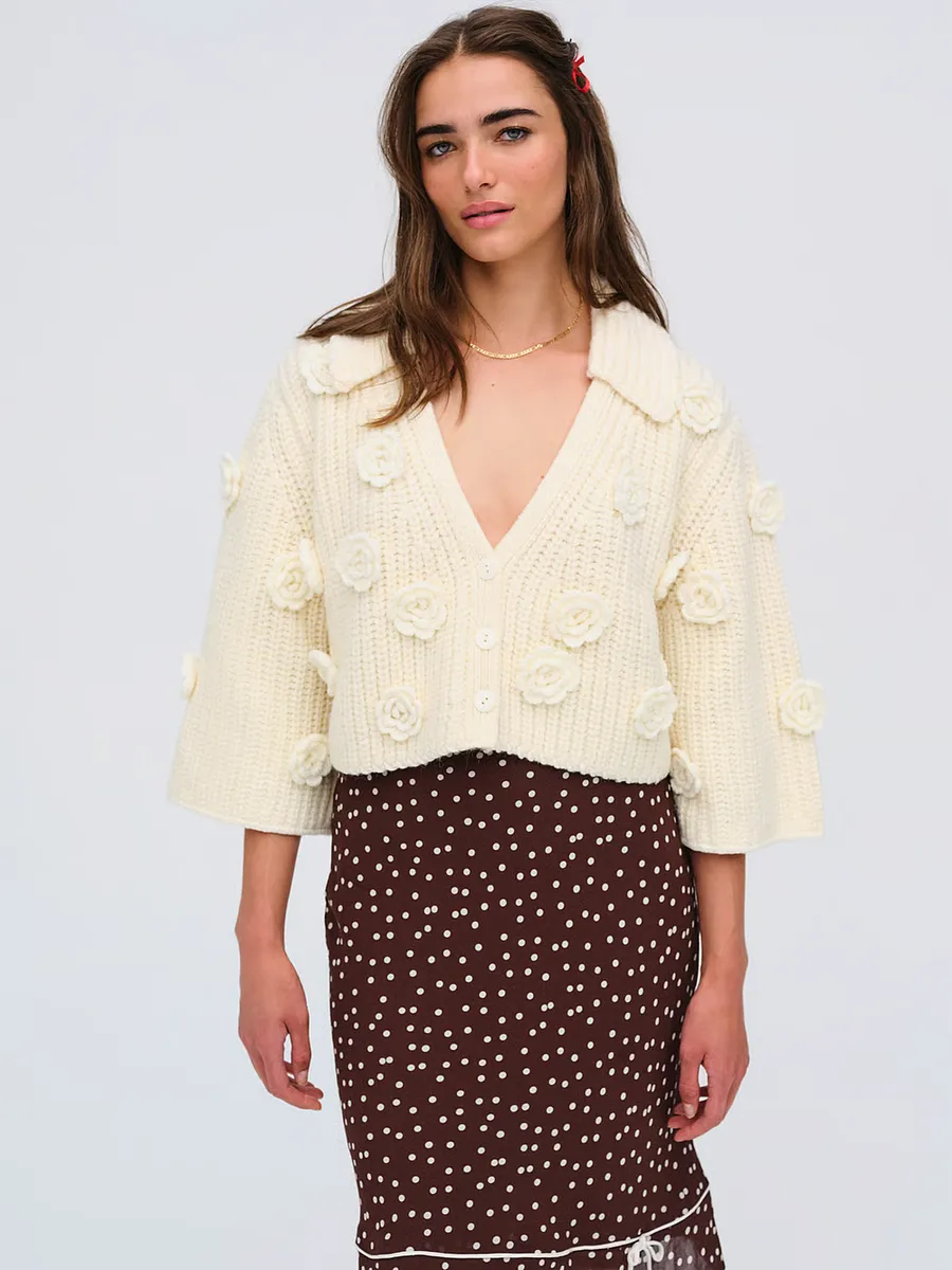 

Кардиган Айви For Love & Lemons, цвет Cream