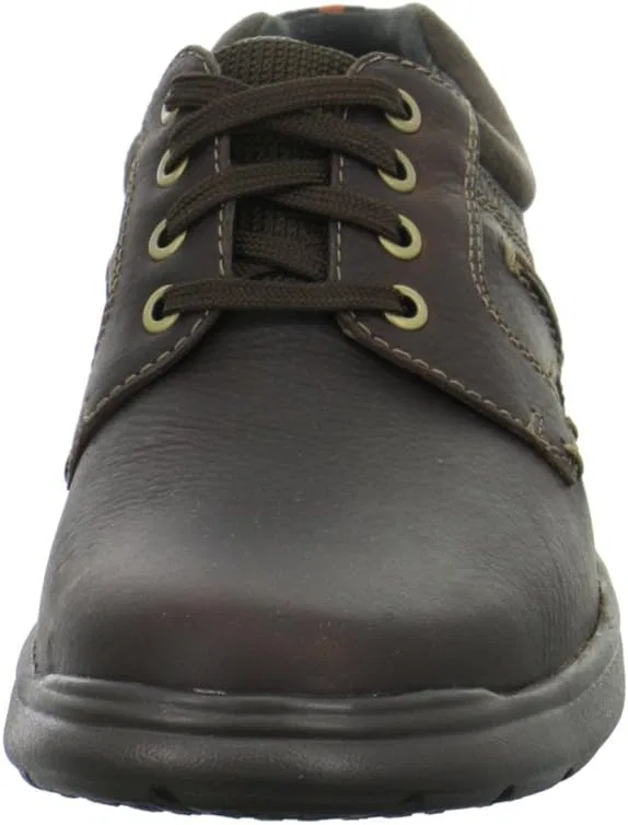 Мужские кроссовки Clarks Cotrell Plain, Brown Oily Leather — фото 4