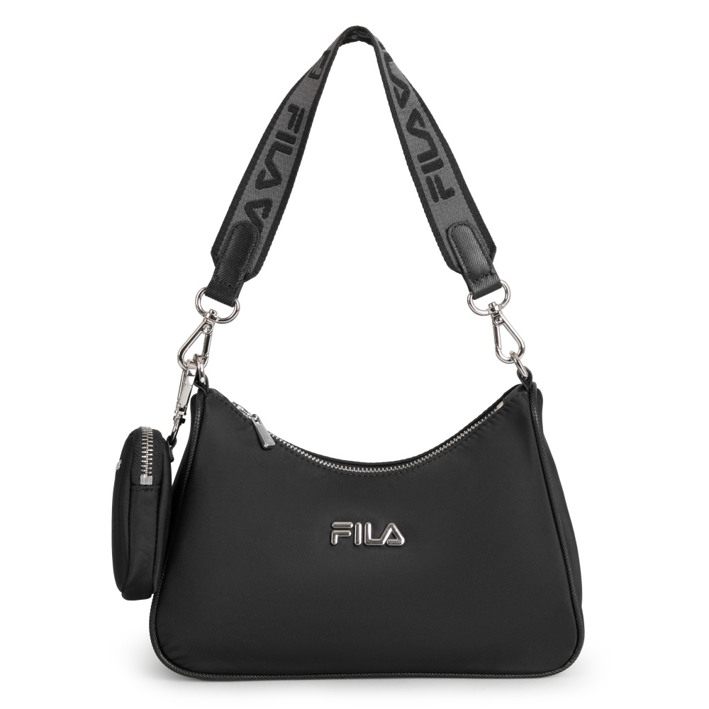 

FILA Сумка женская из ткани, обычная, чисто черная