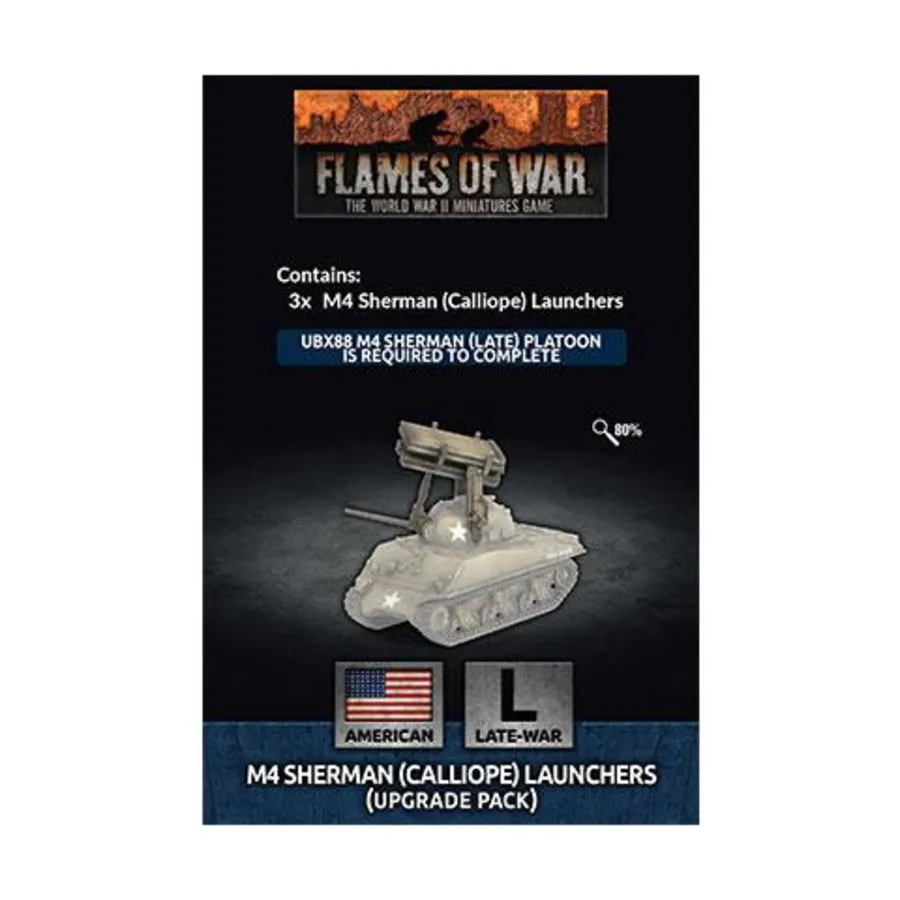 

Пусковые установки M4 Sherman (Каллиопа) — пакет обновления, Flames of War - WWII - United States - Vehicles (4th Edition)