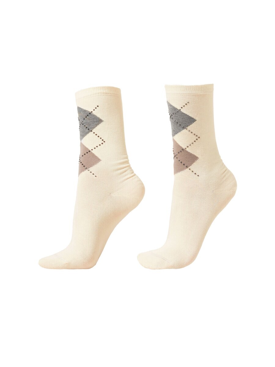 

Носки CALZEDONIA Socks RHINESTONES, кремовый