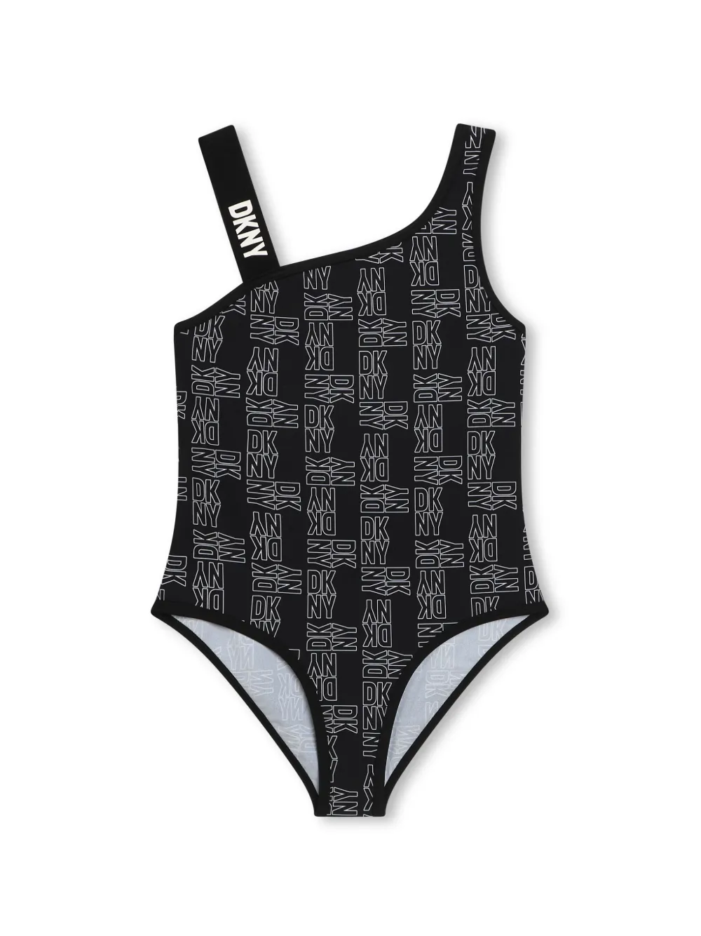 

Купальник с логотипом Dkny Kids, черный