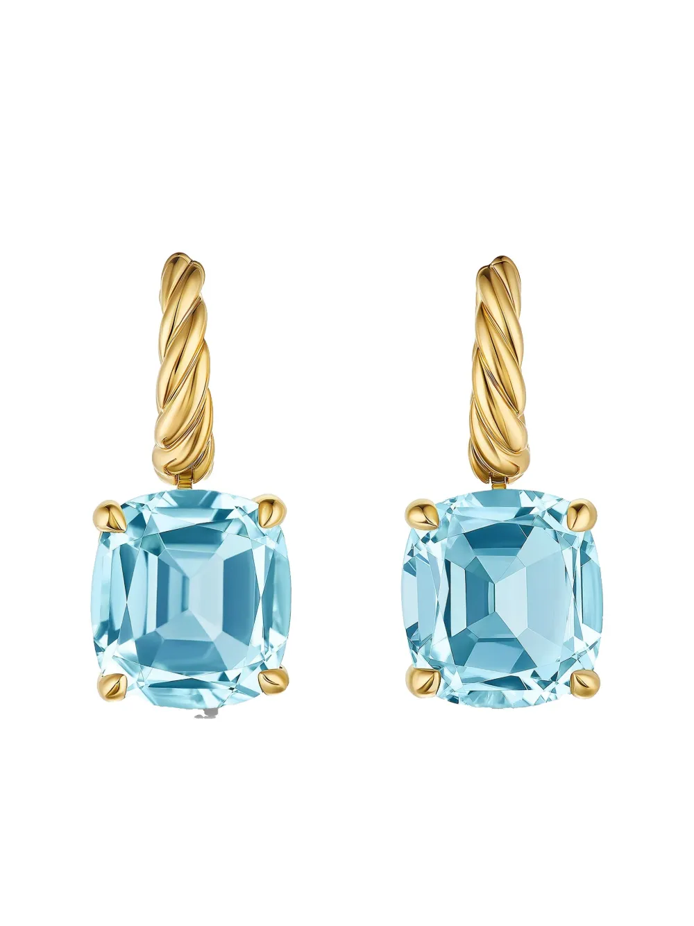 

Серьги-подвески Marbella из желтого золота с топазами David Yurman, золотой