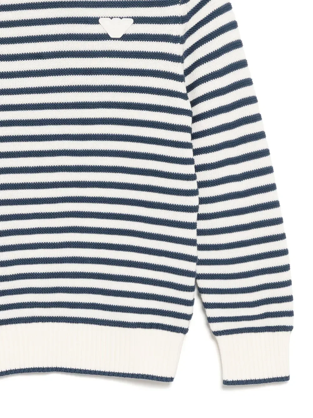 Джемпер с нашивкой логотипа Emporio Armani Kids, синий — фото 3