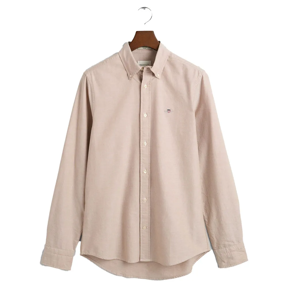 

Рубашка Gant Slim Oxford, бежевый