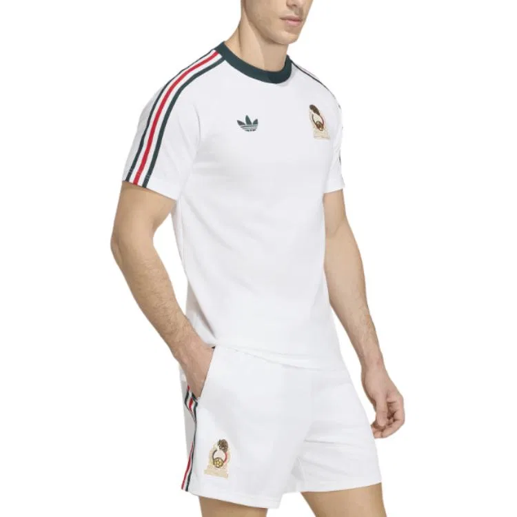 Футболка мужская Mexico 3S OG Soccer Jersey Adidas Originals, White — фото 3