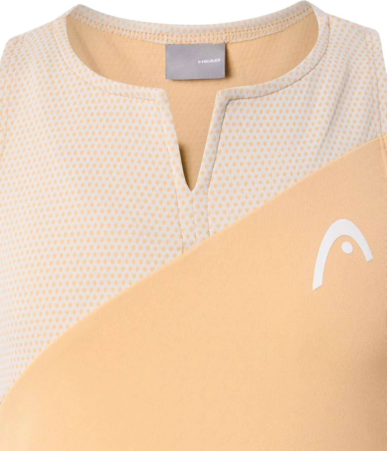 Топ-танк для девочек HEAD Spirit, Apricot/Light Blue