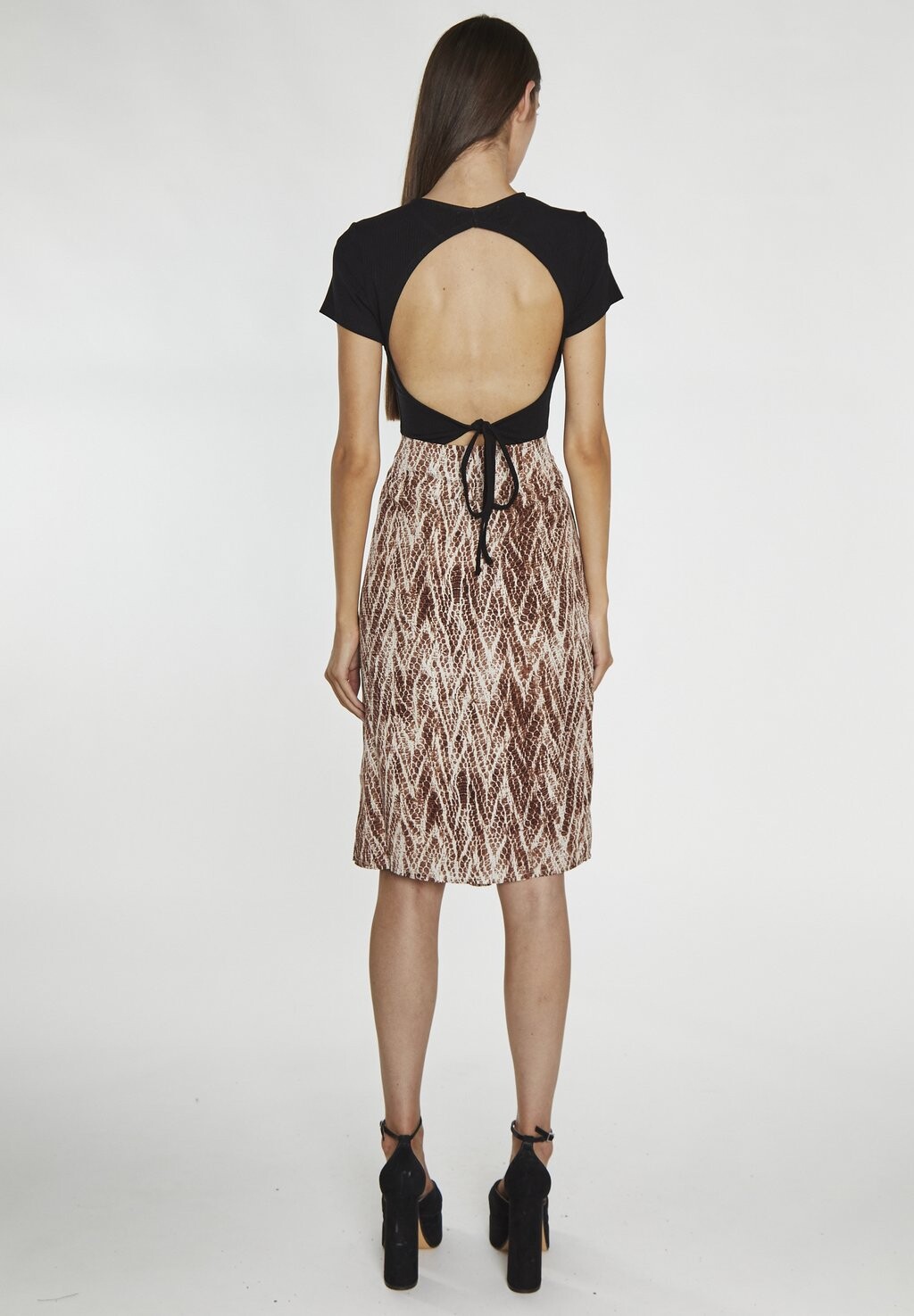 

Юбка А-силуэта STONE CONCRETE PRINT MIDI Glamorous, коричневый