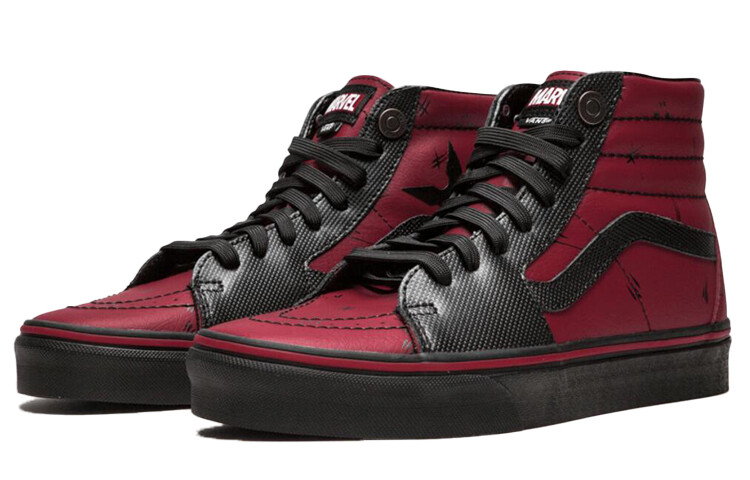 Кроссовки Vans Marvel X SK8 Hi Deadpool — фото 2