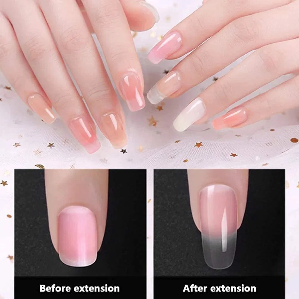 Набор для наращивания ногтей Warm Girl Poly Extension Gel Warm Girl — фото 2