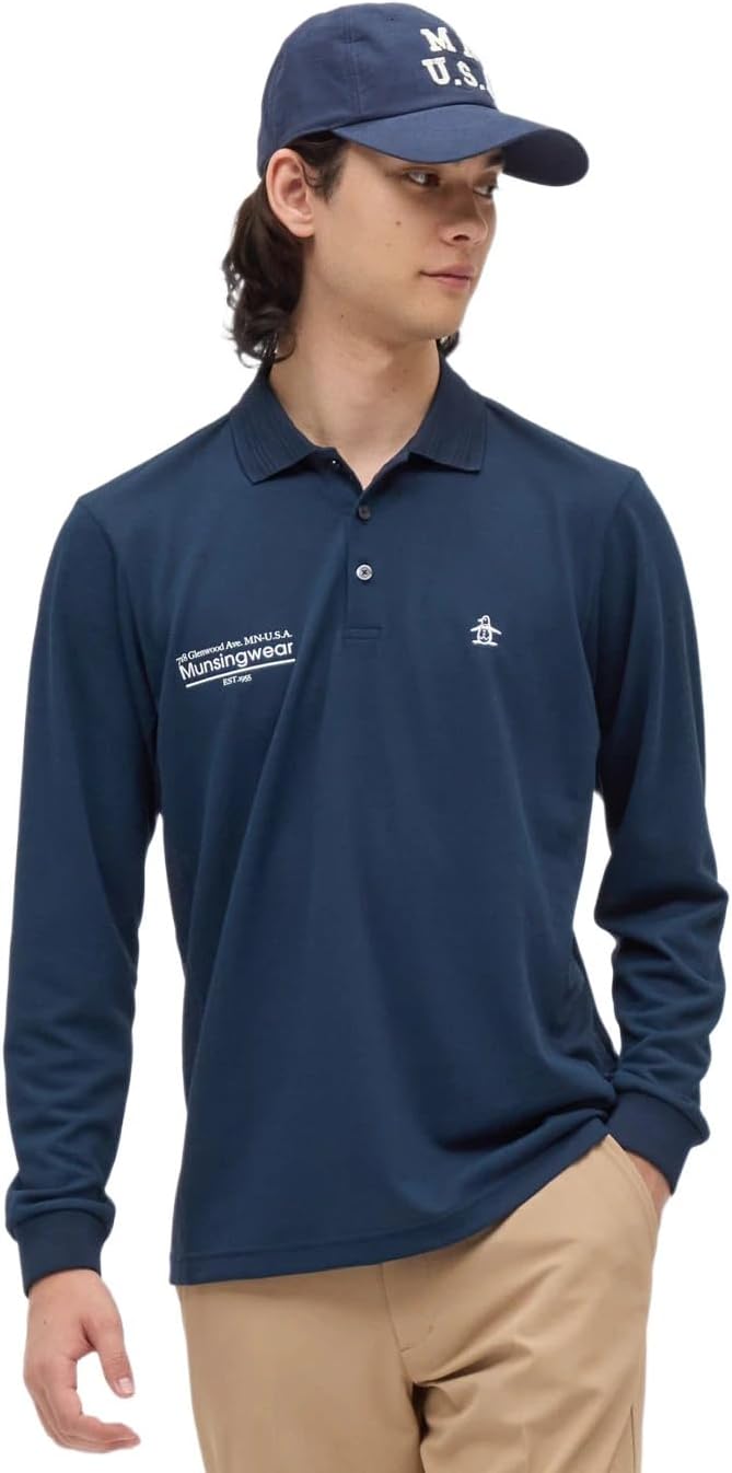 

Поло Munsingwear, темно-синий