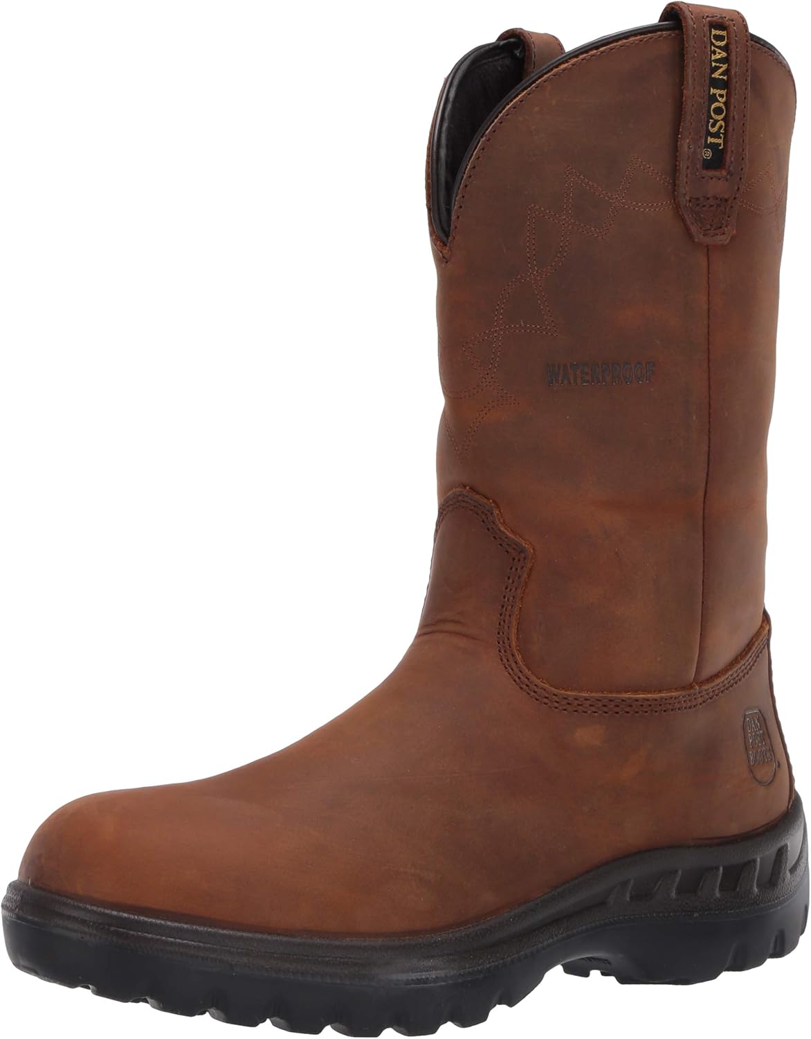 

Мужские рабочие ботинки Dan Post Cummins с водонепроницаемой стальной ноской - коричневые
