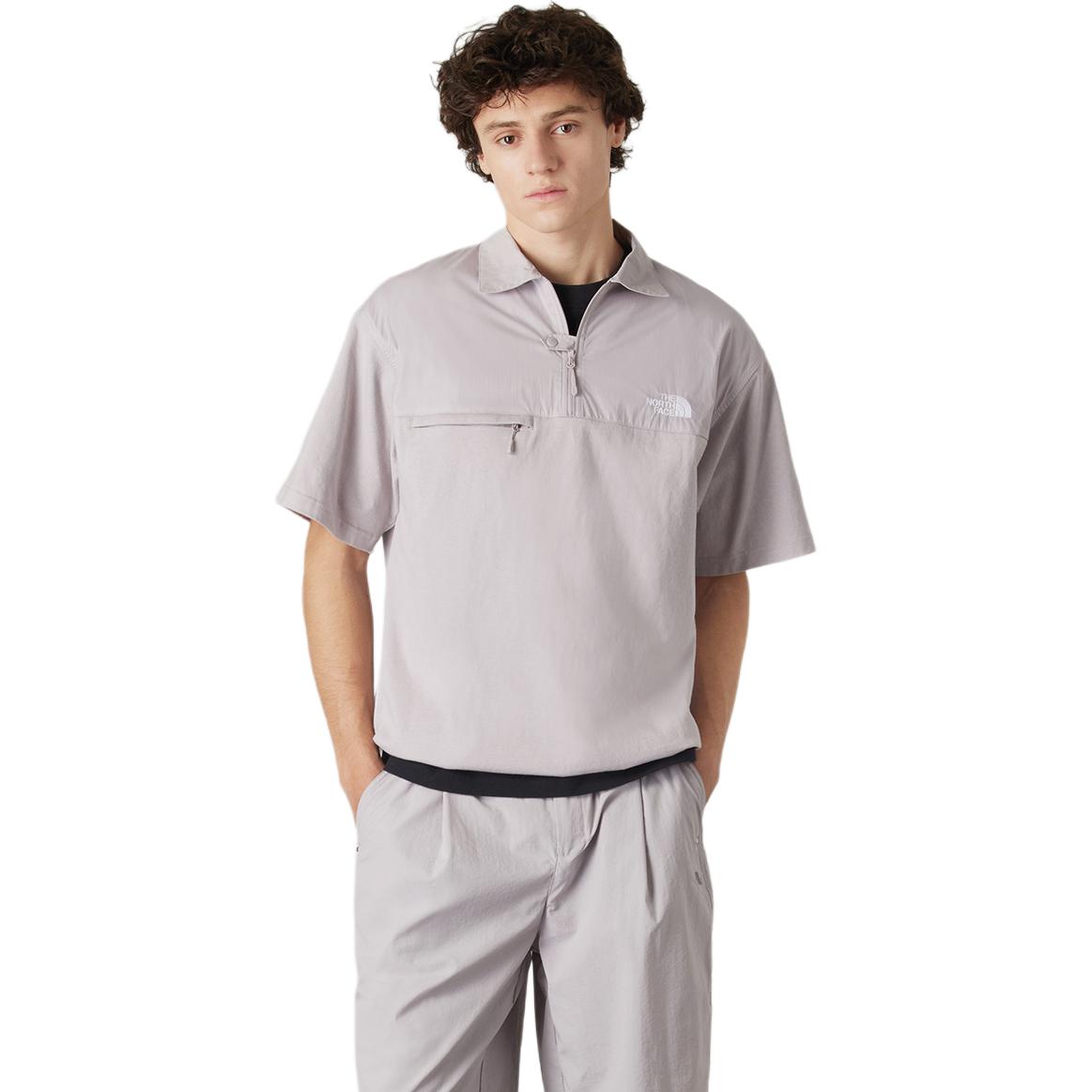 

The North Face Мужская рубашка поло Moon Shadow серого цвета, Серый, The North Face Мужская рубашка поло Moon Shadow серого цвета