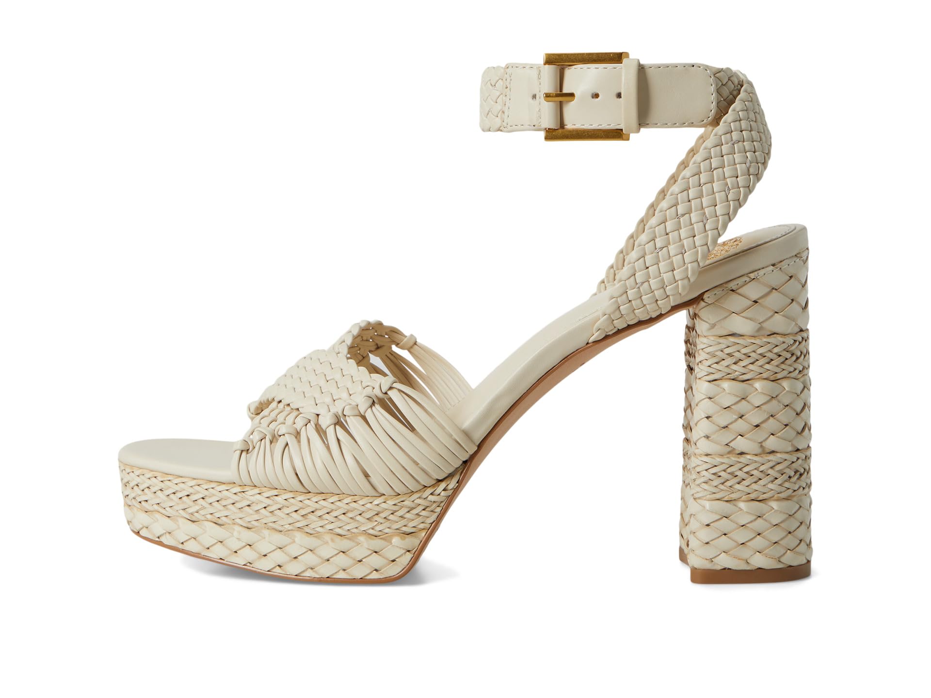 Туфли Vince Camuto Pessa Woven Platform Sandals, Panna Creme — фото 4