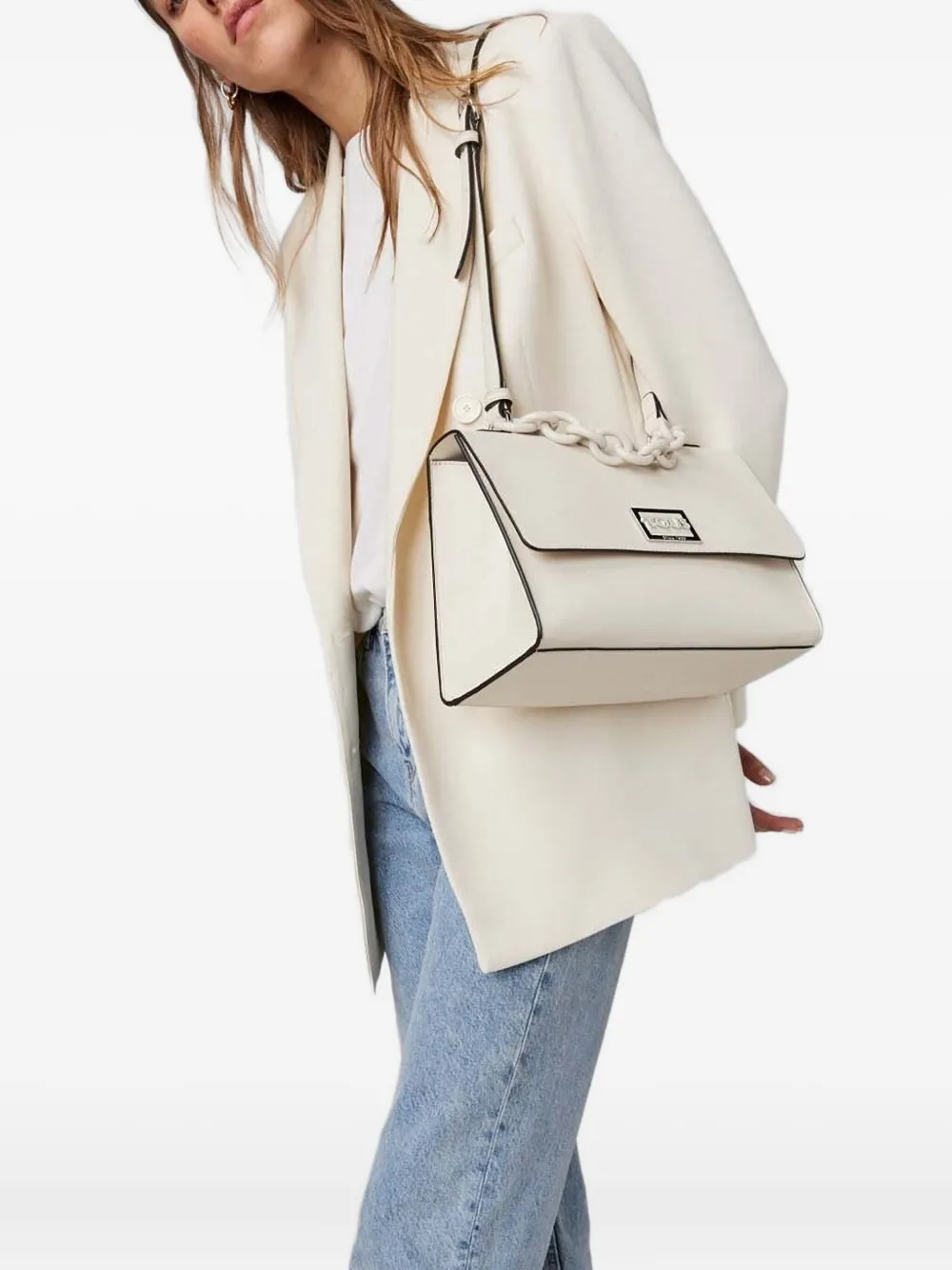 

Сумка на плечо среднего размера Tous, бежевый