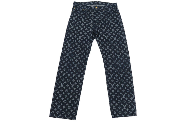 

Новые квартальные продукты LV Jeans Men Blue Louis Vuitton, синий