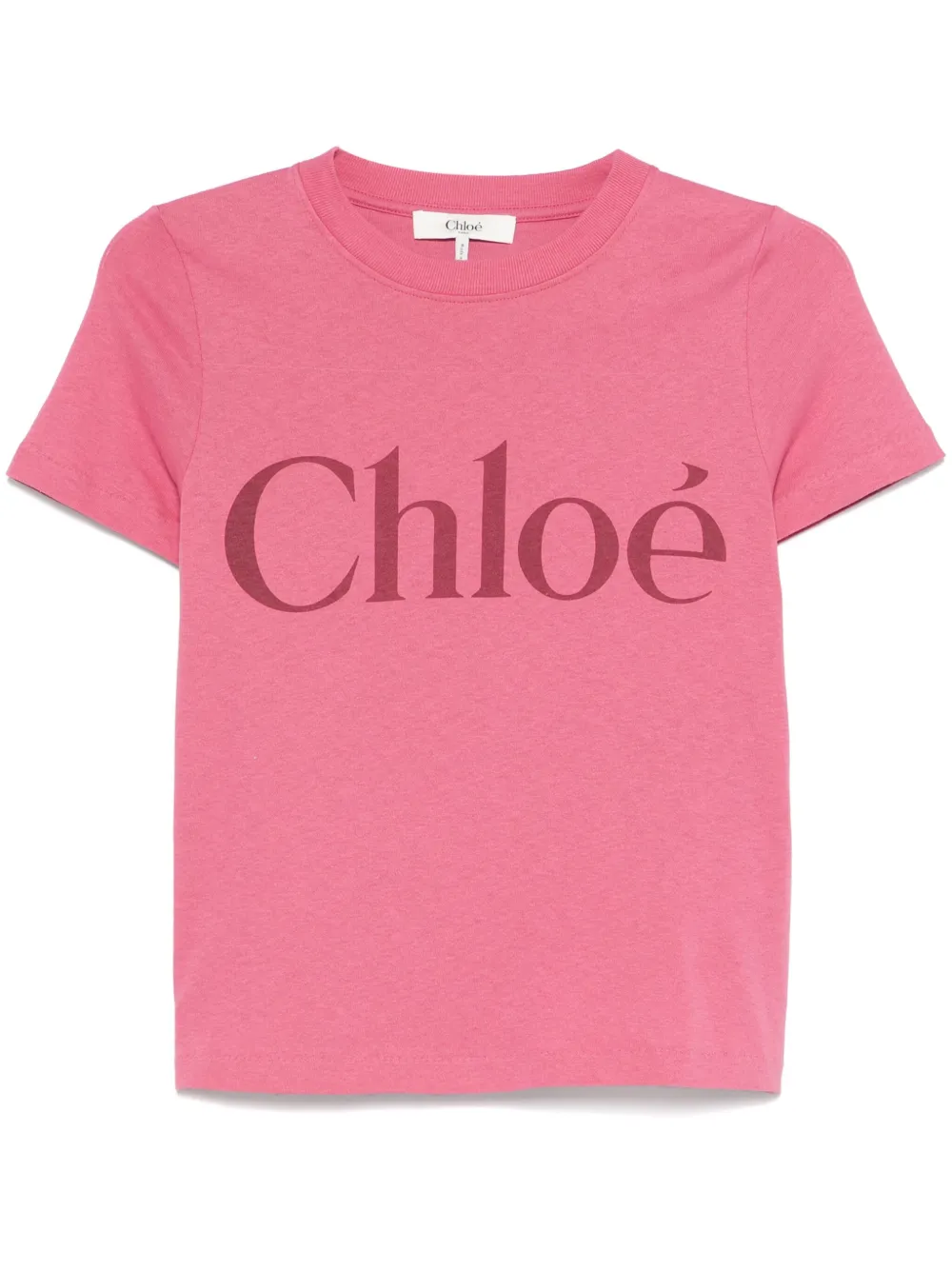 

Футболка с логотипом CHLOÉ, розовый
